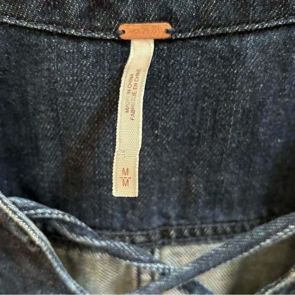 Free People Neopolitan Dream Top/Tunic/Dream Dark Indigo Medium - Picture 9 of 10